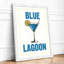 Blue Lagoon Modern - Print-116997136-116997147