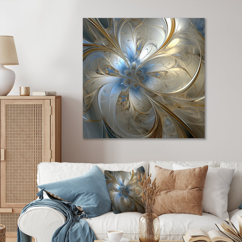 Décoration murale spirale tourbillonnante Tender, Toile tendue, 44" H x 44" W