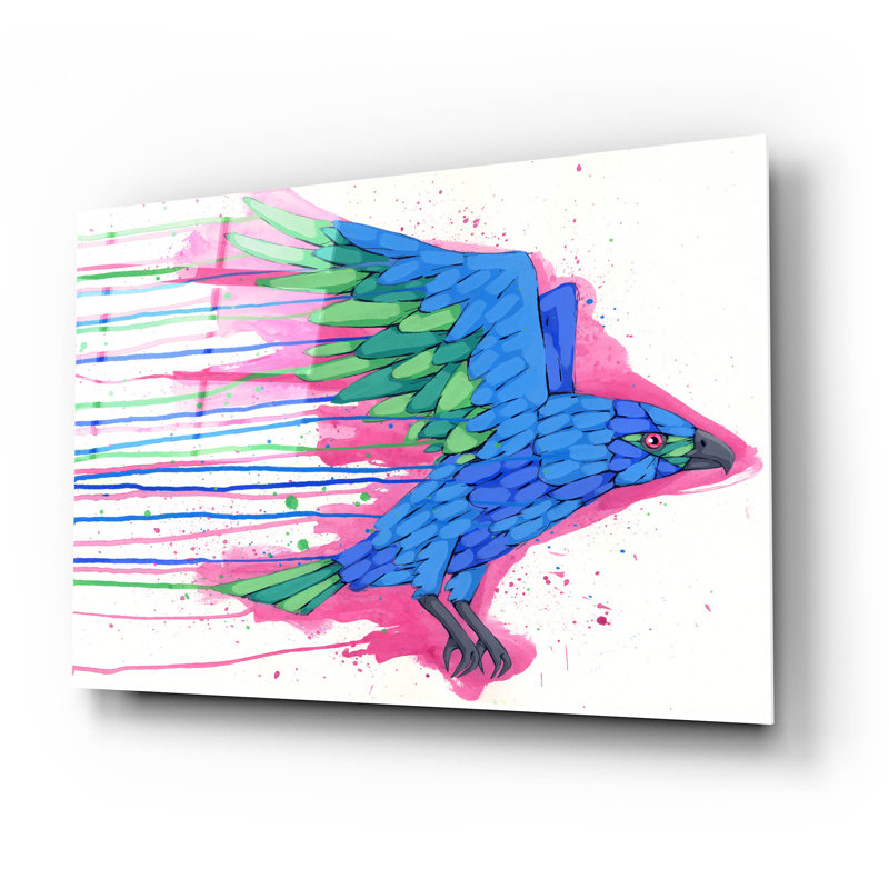  «Coming in Hot» par Ric Stultz, art mural en verre acrylique, 16 po x 12 po, H 16 po x l 24 po x P 0,2 po