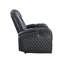 Fauteuil inclinable électrique gris foncé avec Bluetooth-1318623872