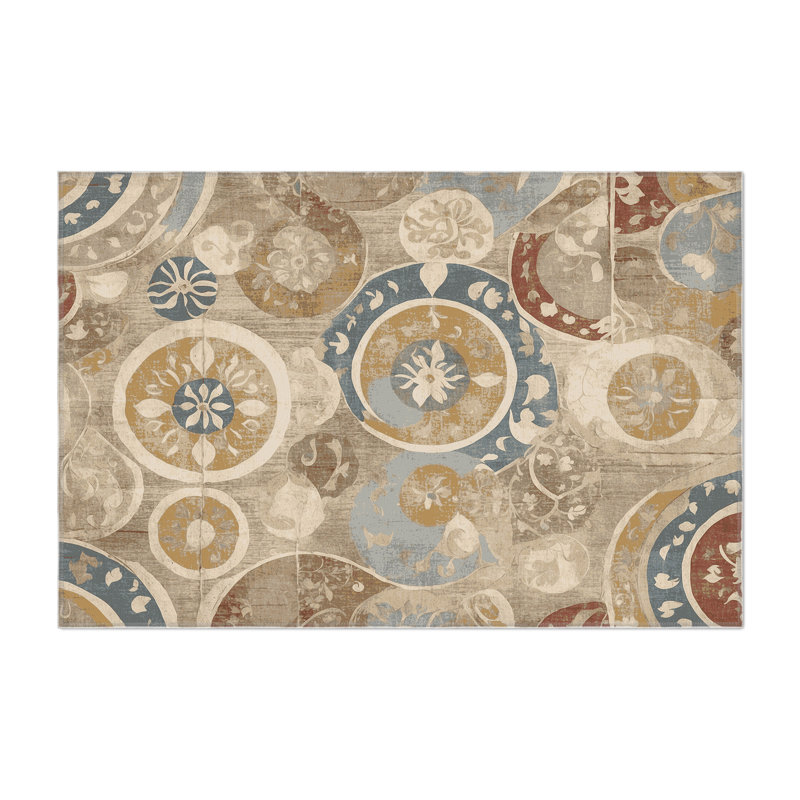 Sleek Spin Indoor And Outdoor Area Rug, Rectangle 3' x 5'