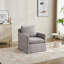 Fauteuil pivotant en chenille 29,92 po Caislynn-743677100