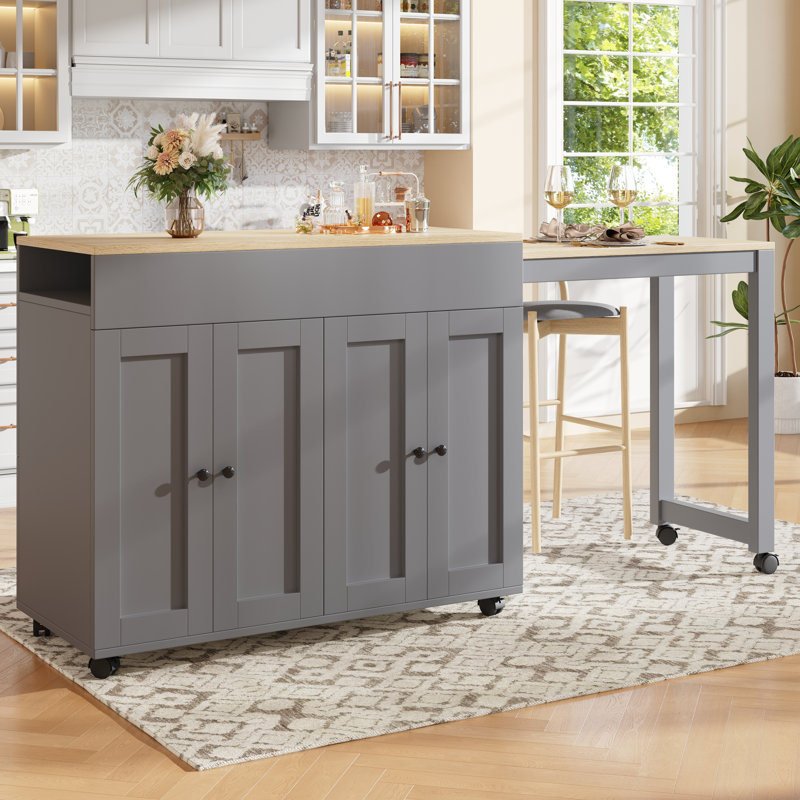 118cm Mini Bar, Grey
