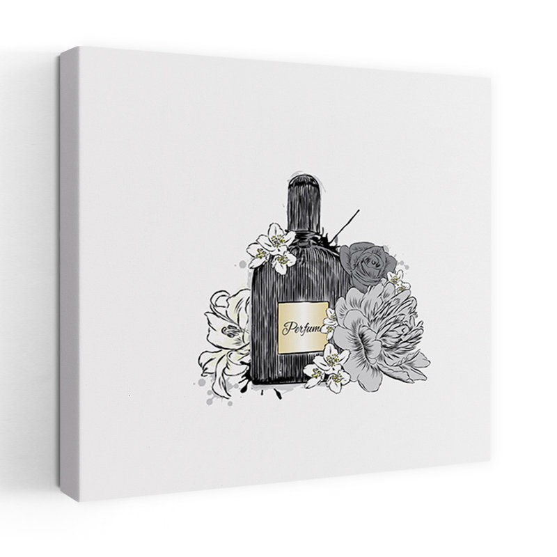 Perfume IV, art contemporain abstrait, H 18 po x l 18 po