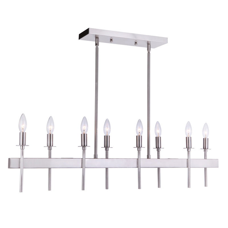 Retta 8 - Light Kitchen Island Pendant, Nickel