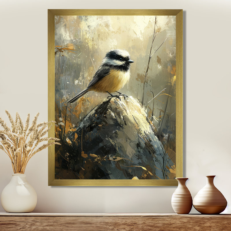 Kozak - Animals Wall Art, 20" H x 12" W, Single Picture Framed Print, Gold