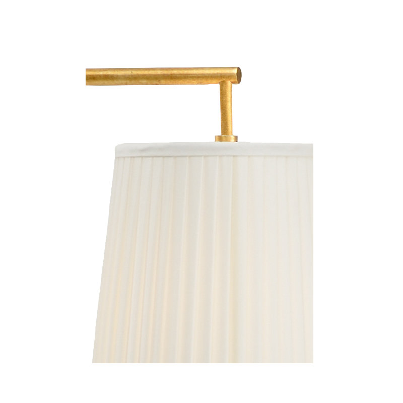 Charlotte Task Floor Lamp, Antique Gold Leaf