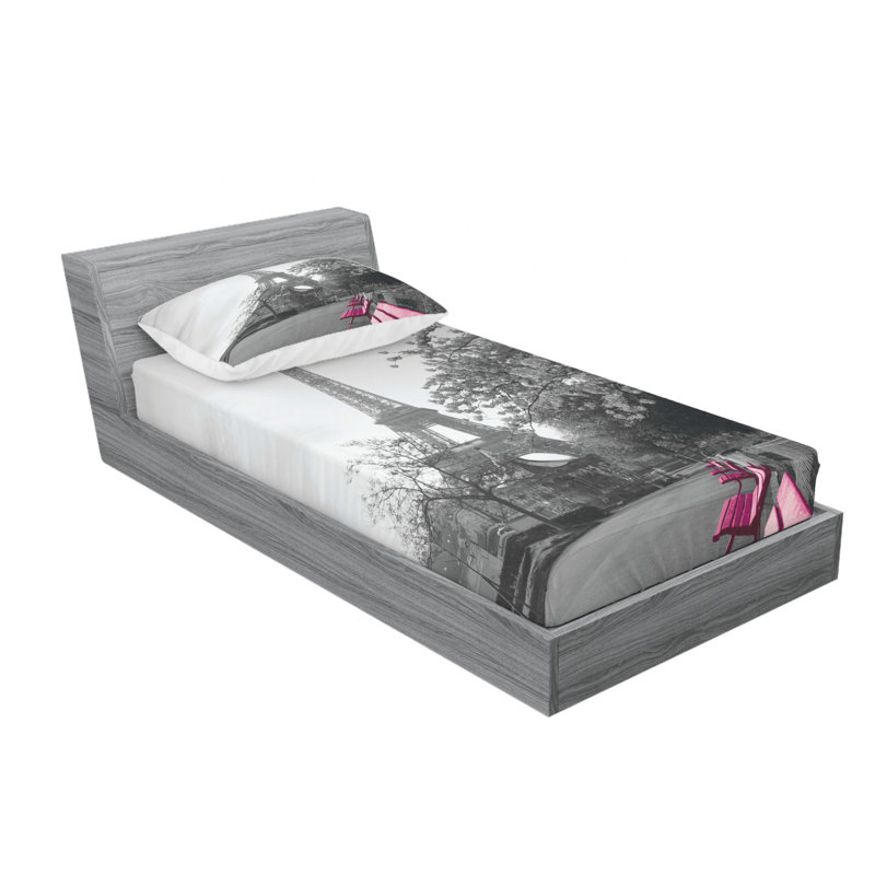 Microfiber Sheet Set, Twin XL Sheet Set with Fitted Sheet