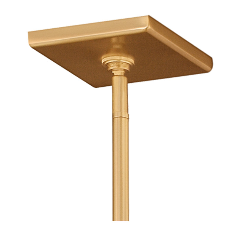 Conant 4 - Light Pendant, Gilded Satin Brass, 19" H x 18" W x 18" D