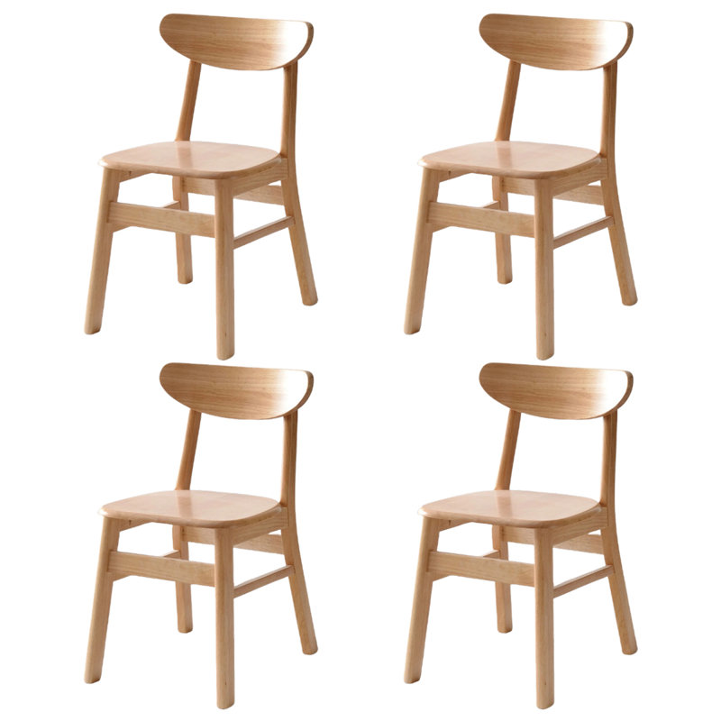 All solid wood dining chair simple home