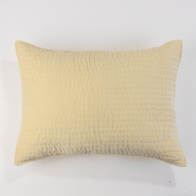 Hudson Sham, Butter Cream, Twin