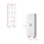 Manoir de rangement Daneli, blanc, largeur x 23