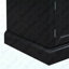 Banc de rangement avec 2 tiroirs et 2 armoires, banc à chaussures avec coussin amovible pour le salon, entrée (noir)-384697072