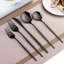 Ensemble de couverts en or 30 pièces pour 6 personnes, vaisselle en acier inoxydable avec finition miroir, comprend couteaux, fourchettes et cuillères, va au lave-vaisselle, parfaite pour les repas gastronomiques et les occasions spéciales-748153795