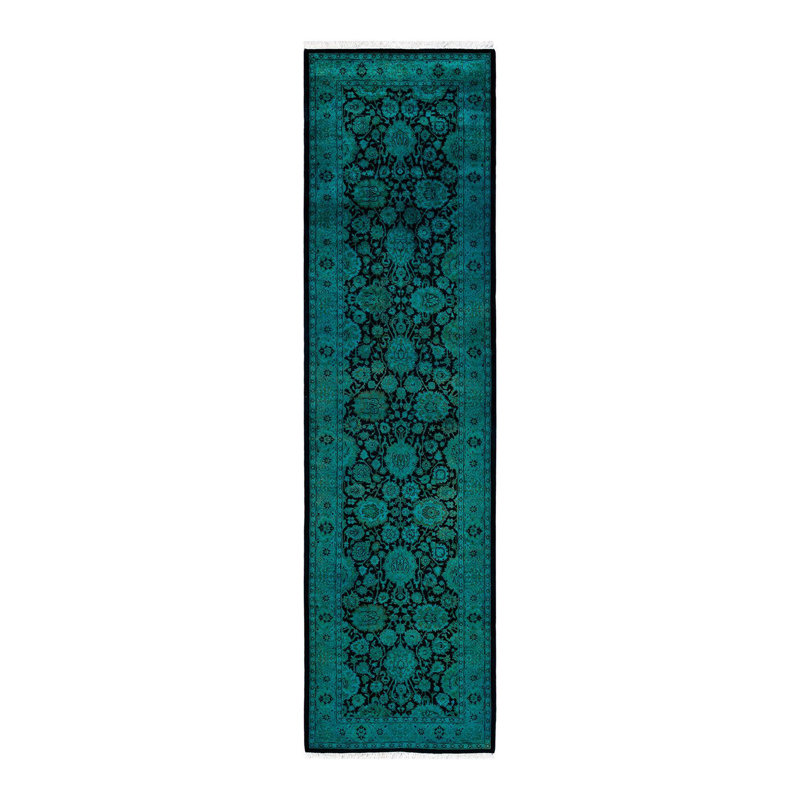 Fine Vibrance One-of-a-Kind 2' 7" X 9' 8" Hand Knotted Area Rug