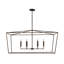 Lustre géométrique à 6 lumières Thea-334709257