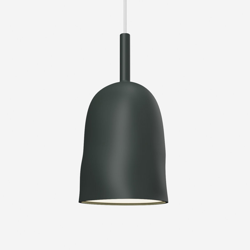 Vessel Pendant Light, 21" H x 14.5" W x 9" D, White, Sunrise