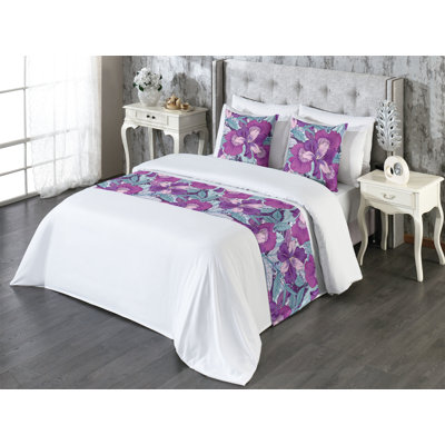 Ensemble de chemin de lit Ambesonne Iris