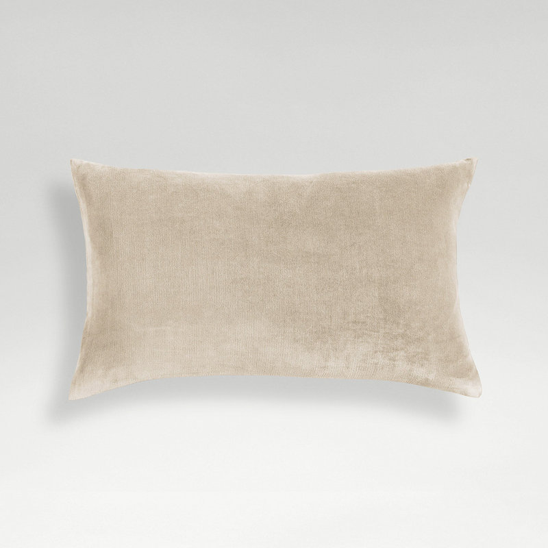 Jaipur Pillow Cover & Insert, Hazelnut, Rectangle 12"H x 20"W