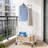 Rolling Laundry Hamper With Wheels, Hanging Rack, And Sorting Shelves - Multifunctional Laundry Sorter Cart For Home Organization
