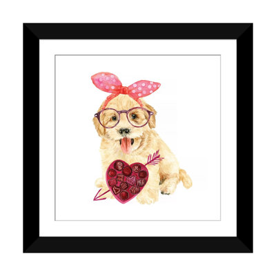 « valentine chiot iv », impression sur toile