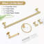Ensemble de quincaillerie de salle de bain 5 pièces (ensemble de 5)-114018055