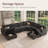 Anureet Modular U-Shaped Sectional with Storage Ottoman-642338539-616518885