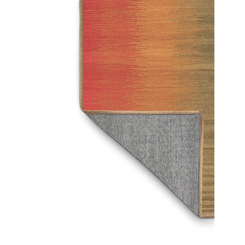 Washable Abstract Indoor Rug, Rectangle 7' x 10'