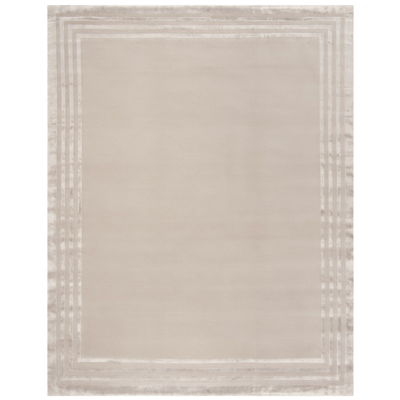 Ralph Lauren Ellington Border Wool, Viscose Geometric Rug, Rectangle 9' x 12'