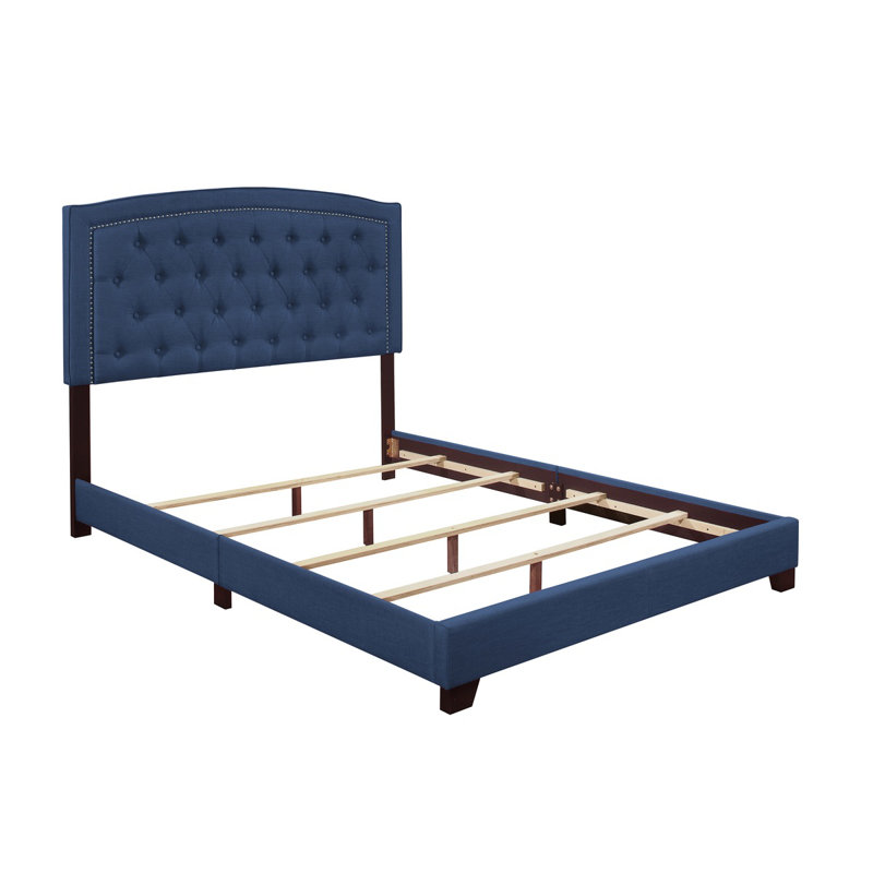Jonithan Upholstered Bed, Blue, King