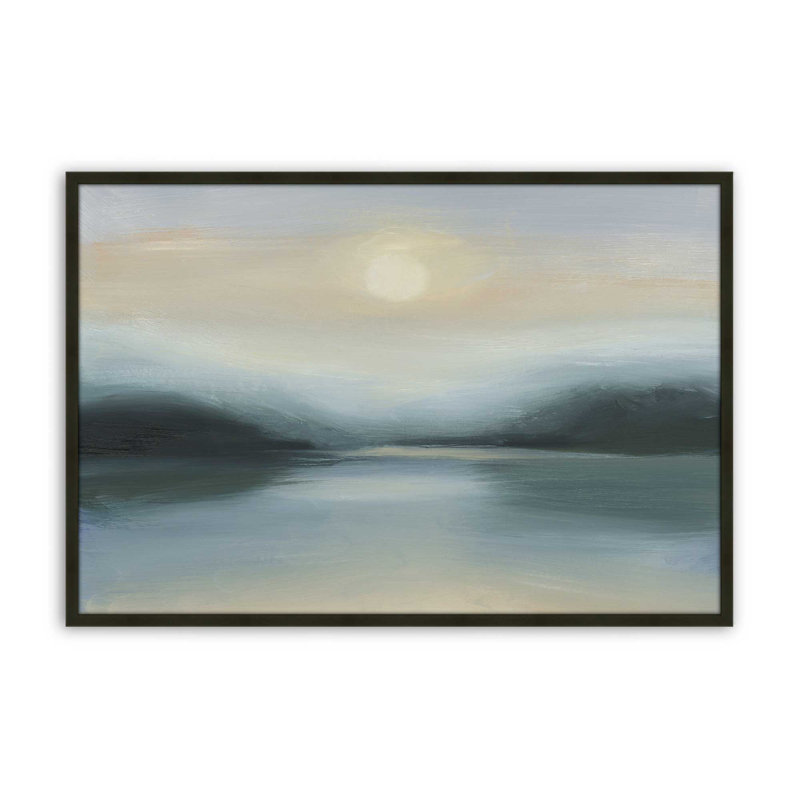 «Last Sunset of Spring II» par Ethan Harper, reproduction d'art, Impression sur cadre ouvert sans papier mat, Noir