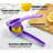 Zulay Kitchen Metal Lemon Squeezer Citrus Juicer Manual Press for Extracting the Most Juice-88552142