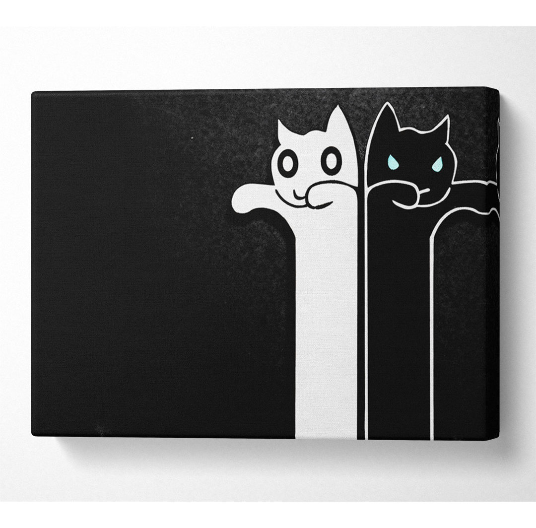 Zombie Cats - Kunstdrucke auf Leinwand - Wrapped Canvas