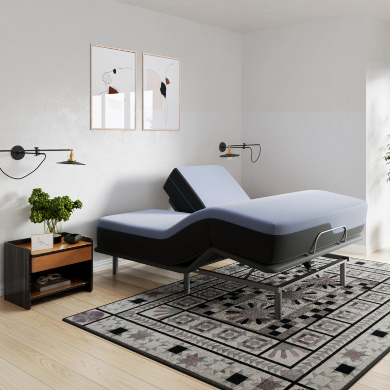 Hartzler Adjustable Bed with Wireless Remote, Queen