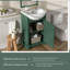 Meuble-lavabo simple 20 po avec lavabo en céramique et portes à fermeture en douceur-1743284714