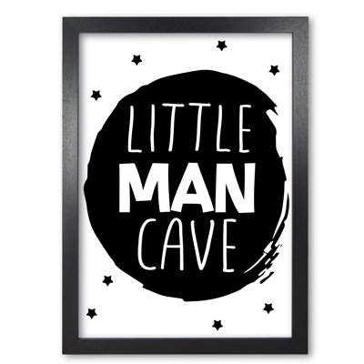 Little Man Cave Circle - Print