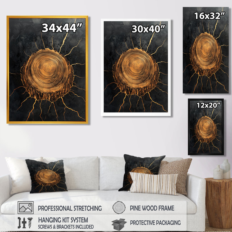 Gjender - paysages, art mural, Impression d'un seul cadre photo, Argent argent, H 40 po x l 30 po