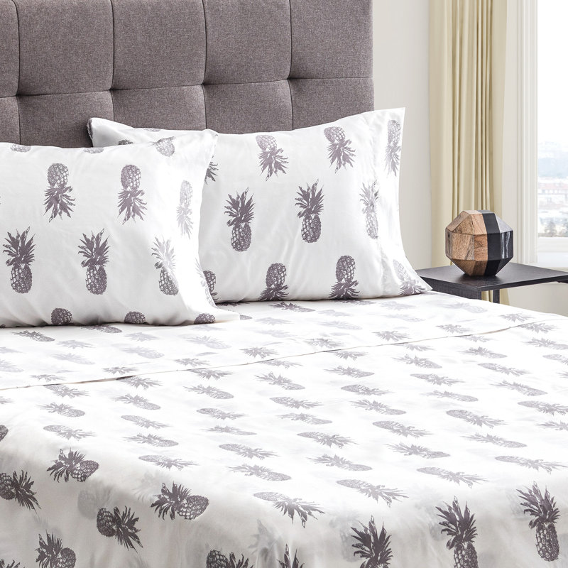 Microfiber Sheet Set, Full Sheet Set with Fitted Sheet and 2 Pillowcases