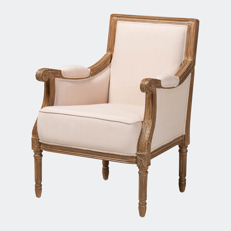 Austwell 25.38" Wide Cotton Armchair