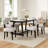 Mid Century Upholstered Dining Chairs With Solid Wood Legs-1477175784