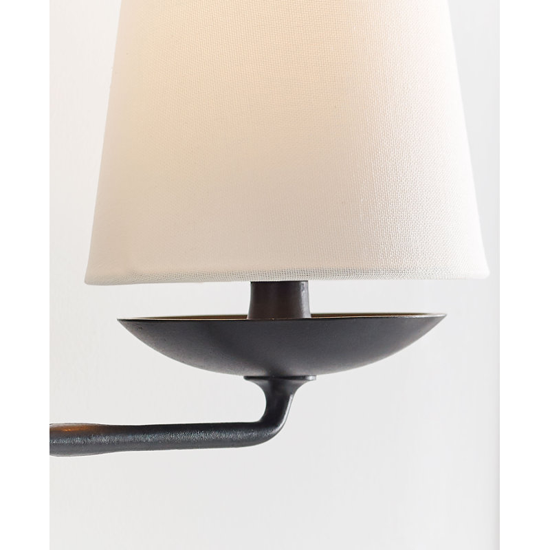AERIN Fontaine Double Sconce, Aged Iron