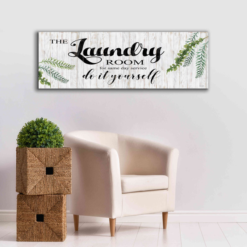 Farmingville The Laundry Room par Cindy Jacobs, H 20 po x l 60 po x P 1,5 po