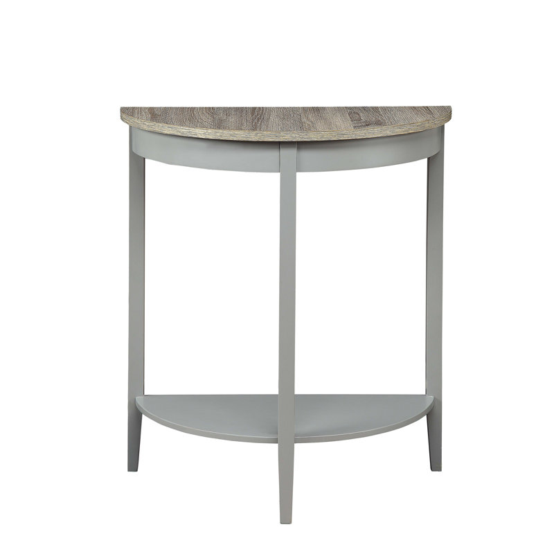 Justino Natural Oak & Gray Finish Console Table