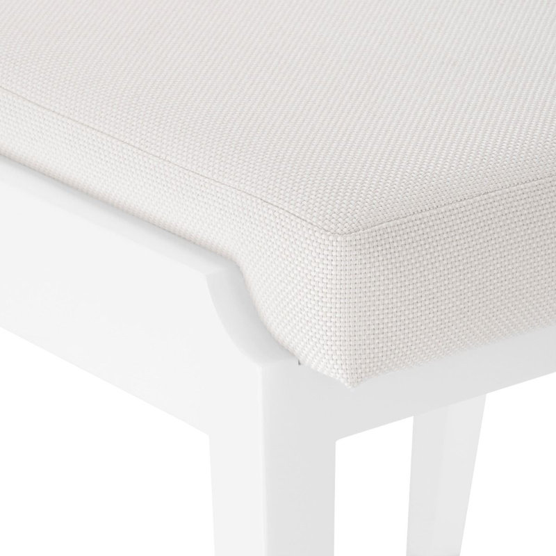 Ernest Solid Wood Dining Chair, White