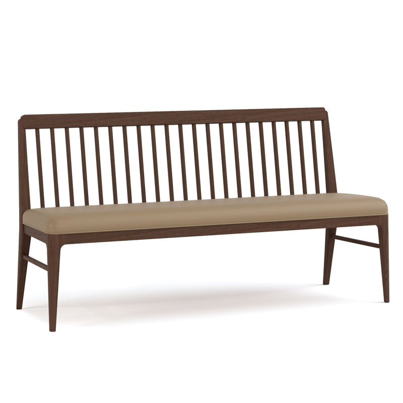 Walnut Grove Leather Dining Bench