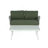 Mariano Steel Loveseat And Table-95887484-95887458