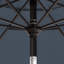 Parasol de patio 11 'en bronze avec inclinaison automatique et manivelle en saphir Pacifica-1974772199-1974771734