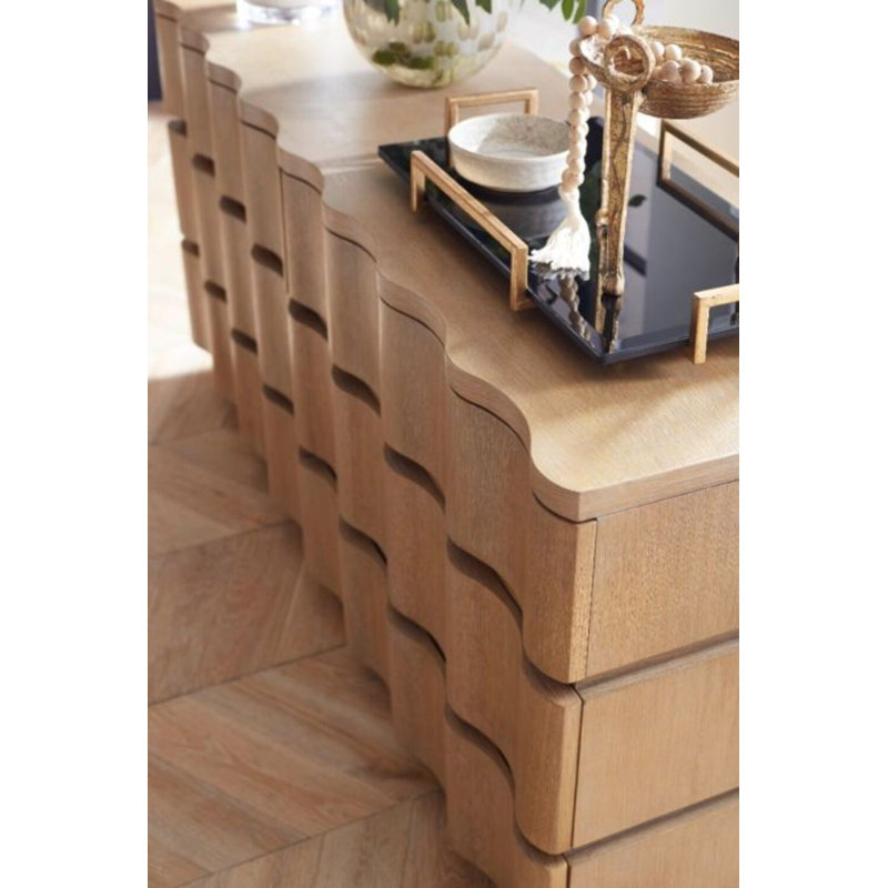 Vanessa 6 - Drawer Solid Wood Dresser