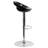 Hilia Contemporary Plastic Adjustable Height Barstool with Rounded Cutout Back-53093034
