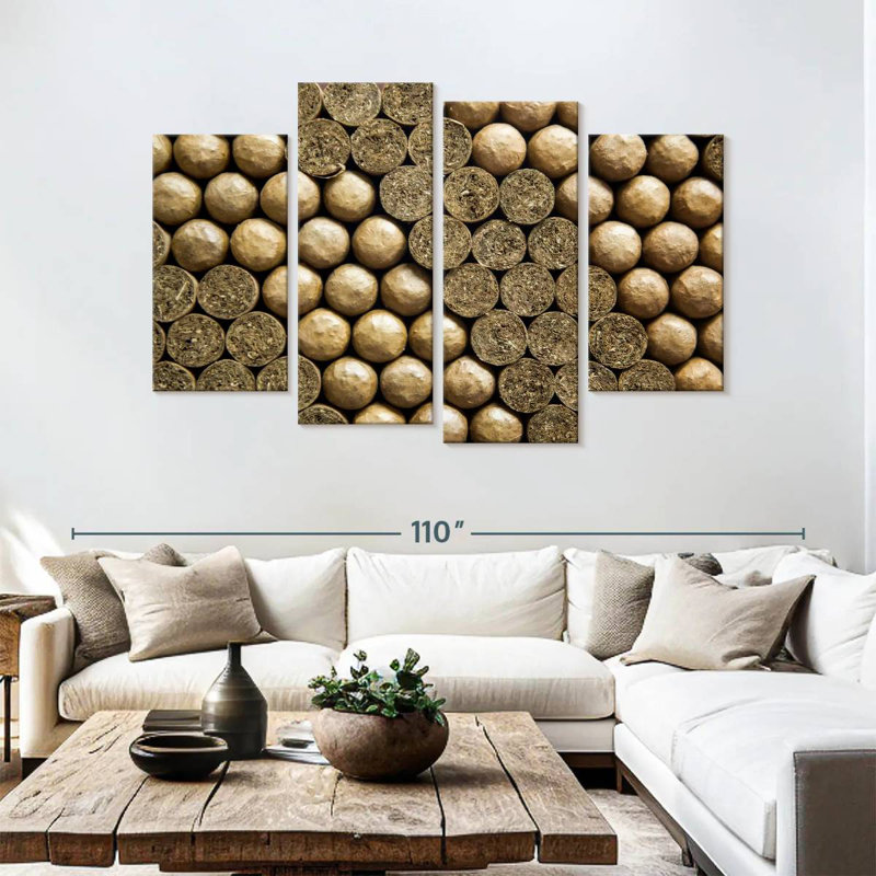 Senne Packed Cuban Cigars, 54" H x 84" W